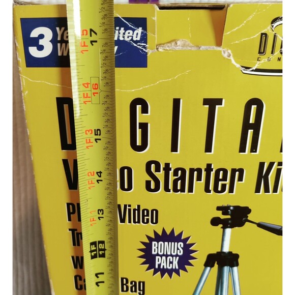 VIDEO/PHOTO TRIPOD & CAMERA Starter Kit Extends to 47" Folds to 17" -New in Box - Picture 9 of 9